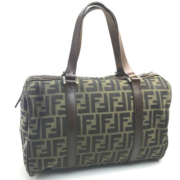Fendi Bag Mini Duffle Bag Hand Bag Brown - Picture 1 of 10